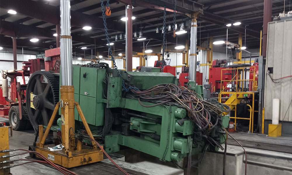 550-ton powder metal compacting press