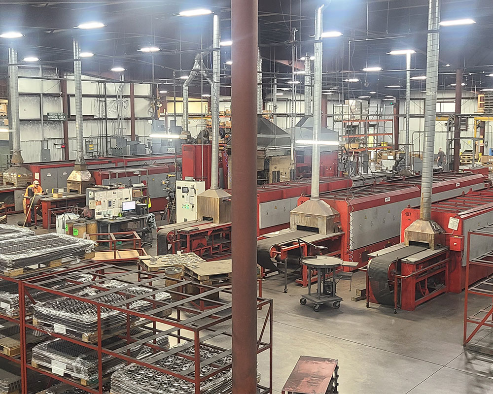 Sintering line at Sintergy