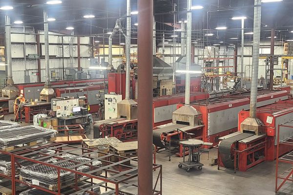 Sintering line at Sintergy